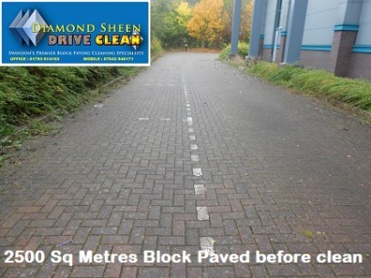 Commercial Car park before clean